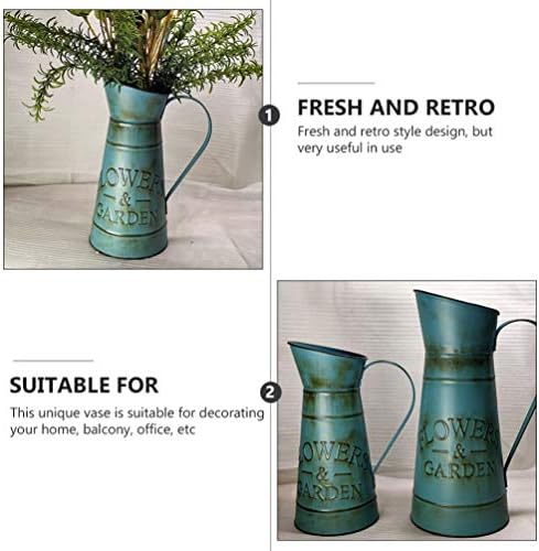 DOITOOL Retro Kettle Flower Vase for Home Decor
