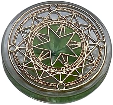Real Four Leaf Clover Good Luck Pocket Token with Metal Ornament 1