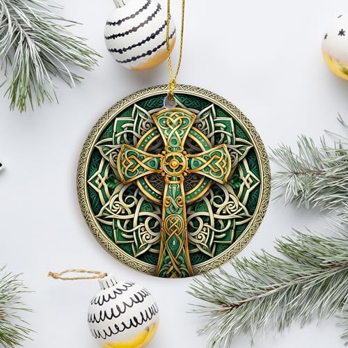 SunSky Gallery Irish Trinity Celtic Cross Ornament