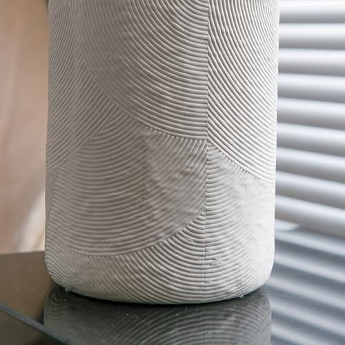Banllis Large Textured Ceramic Vase for Modern Farmhouse Decor