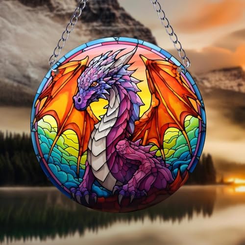 Grandma Memory Stained Glass Suncatcher