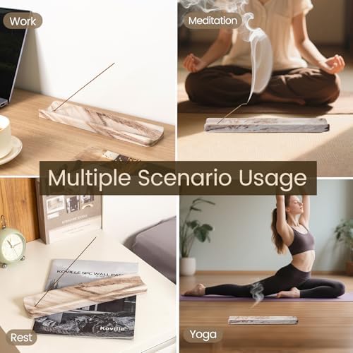 Koville Marble Incense Holder for Sticks