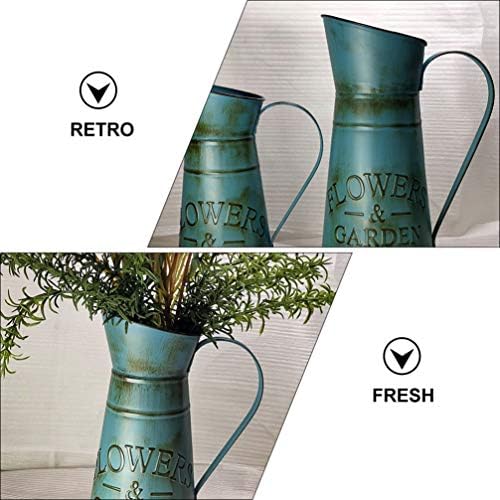 DOITOOL Retro Kettle Flower Vase for Home Decor