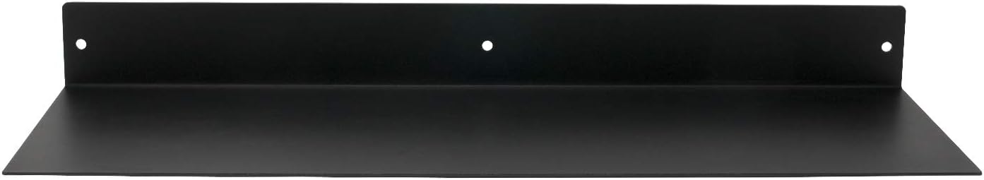 Buhbo Mitus Floating Shelf Wall Mounted Heavy Duty Industrial Steel Black