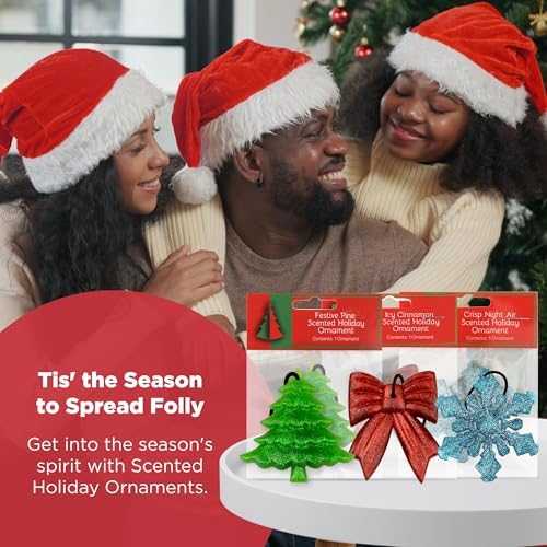 Holiday Ornaments with Scent - 3 Pack Variety