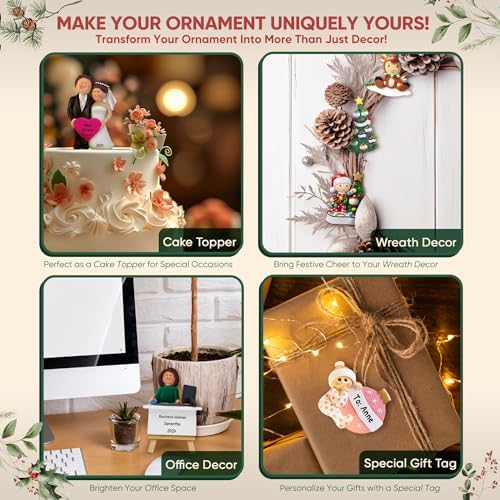 Personalized Unicorn Ornament 2024 for Christmas Tree
