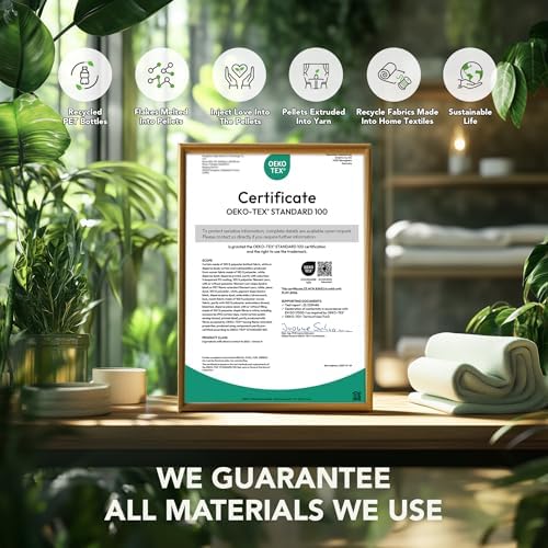 Deconovo Blackout Door Curtain - Thermal Insulated Privacy Curtain for French and Front Doors with Adjustable Tieback