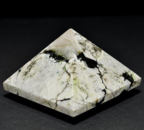 HQRP HC Set Rainbow Moonstone Pyramid Clear Quartz Cabochon