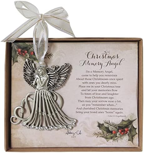 Christmas Memory Angel Ornament 3 34 Inches