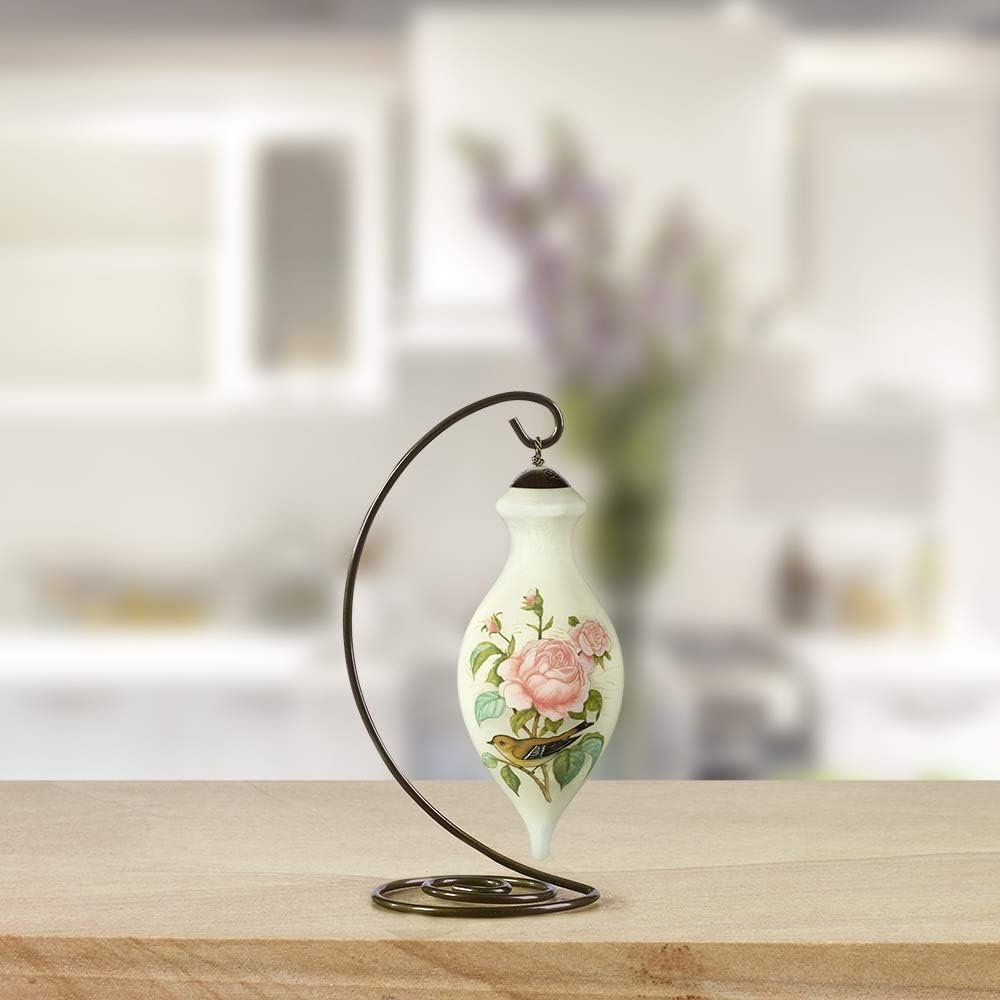 Precious Moments Rose Bird and Butterfly Ornament
