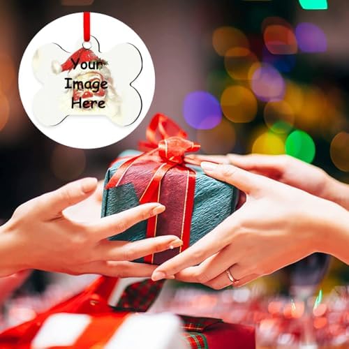 Custom Dog Photo Christmas Ornament