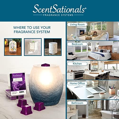 Scentsationals Lantern Wax Melt Warmer - Flame Free Safe Decorative