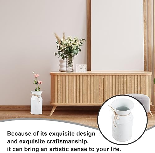 VOSAREA Vintage Iron Art Flower Pot for Indoor Outdoor Decor