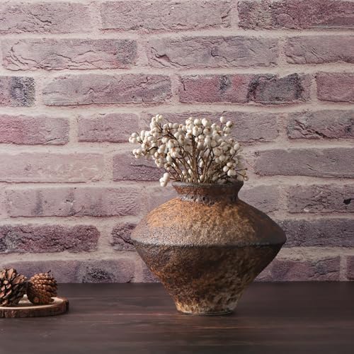 Rustic Terracotta Vase with Matte Finish