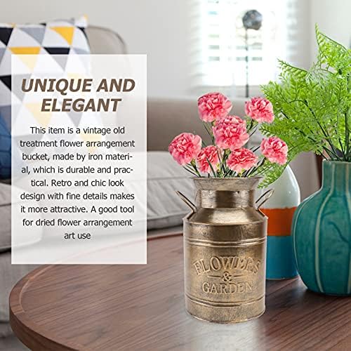 Vaguelly Vintage Milk Jug Vase for Home Decor