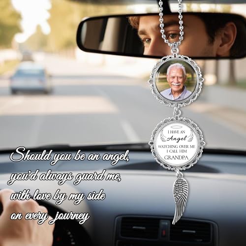Custom Car Photo Ornament - I Have an Angel Watching Over Me