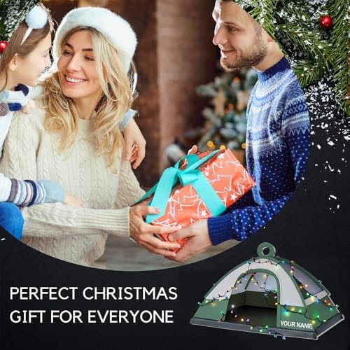 Personalized Camping Christmas Ornament for Tree and Holiday Decor