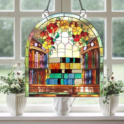 Book Lover Acrylic Window Suncatcher Decor