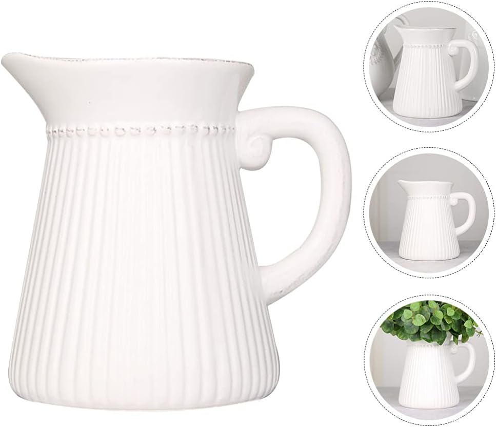 KESYOO Ceramic Vase With Simple Design For Home Office Kitchen Decor