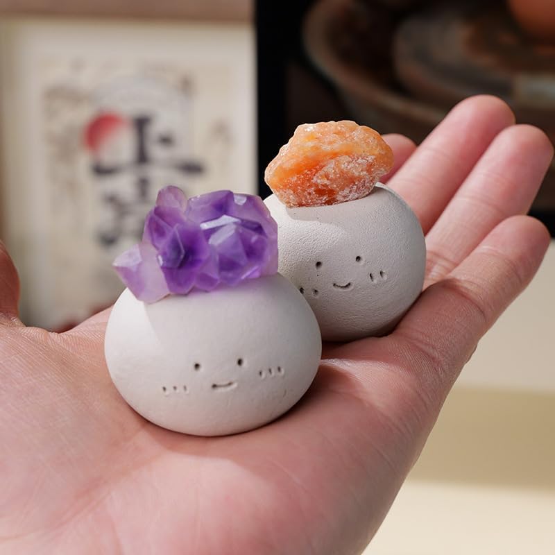 Natural Purple Crystal Decor Hanging Ornament for Home and Feng Shui