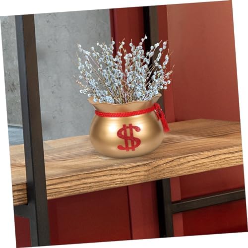 Vintage Flower Pot Planter Bucket Rustic Iron Vase for Home Decor