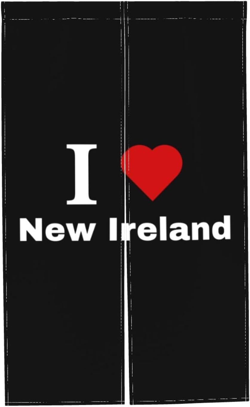 I Love New Ireland Blackout Curtains for Doorways