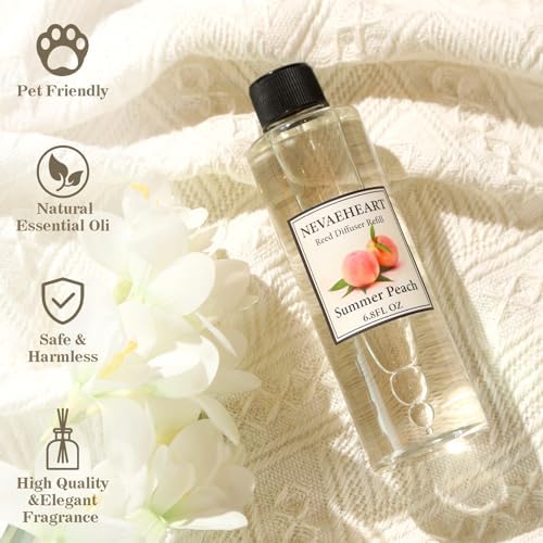 Nevaeheart Reed Diffuser Refill Oil with Sticks 68oz
