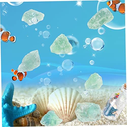 Green Fluorite Decor Stones for Home Aquarium and Office Use