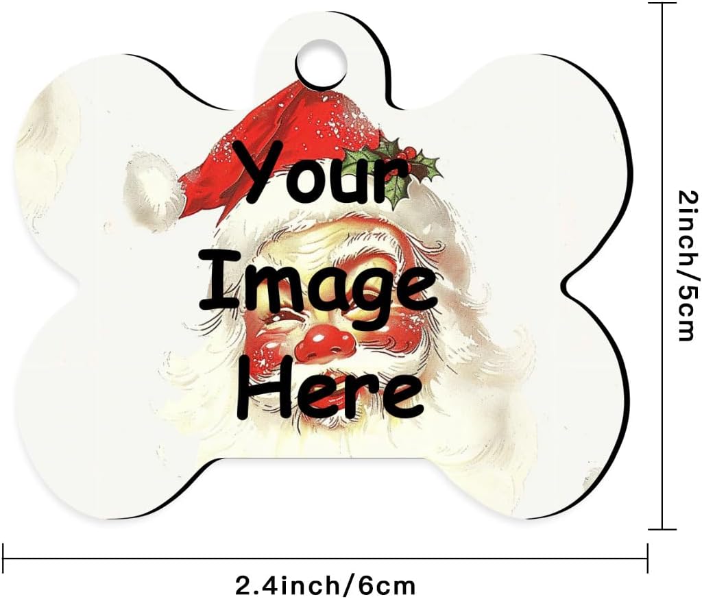 Custom Dog Photo Christmas Ornament