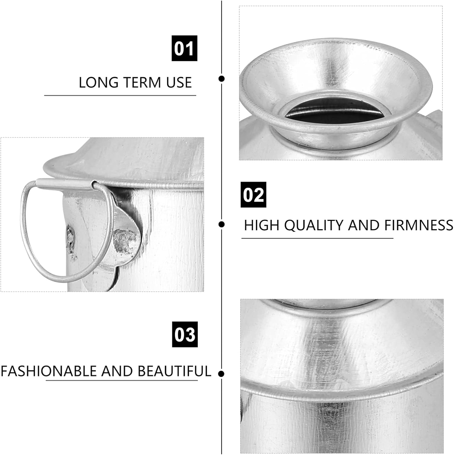 Vintage Decor 3pcs Farmhouse Flower Vase Set