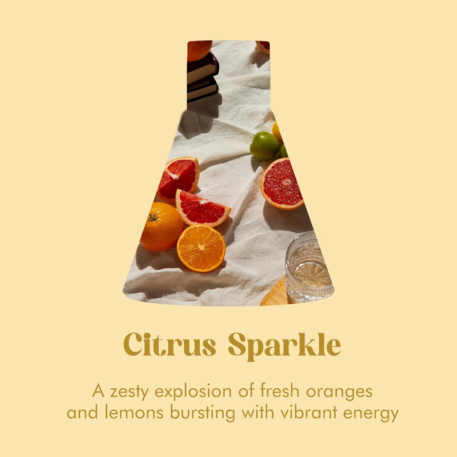 Citrus Reed Diffuser Set for Home and Office
