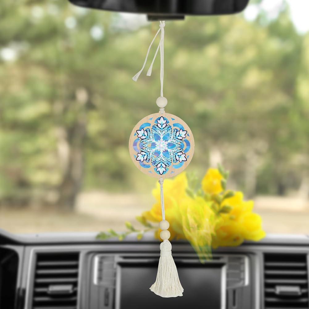 2Pcs Double Sided Diamond Art Pendant for Beginner
