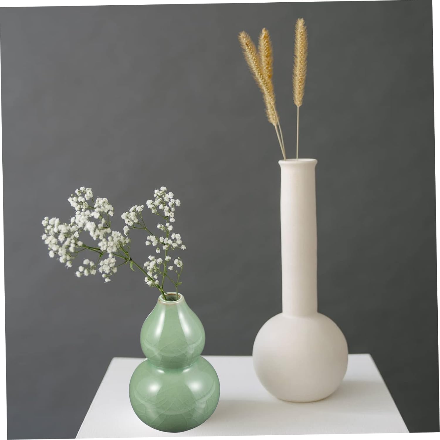 STOBAZA Ceramic Hydroponic Vase for Home Office Decor