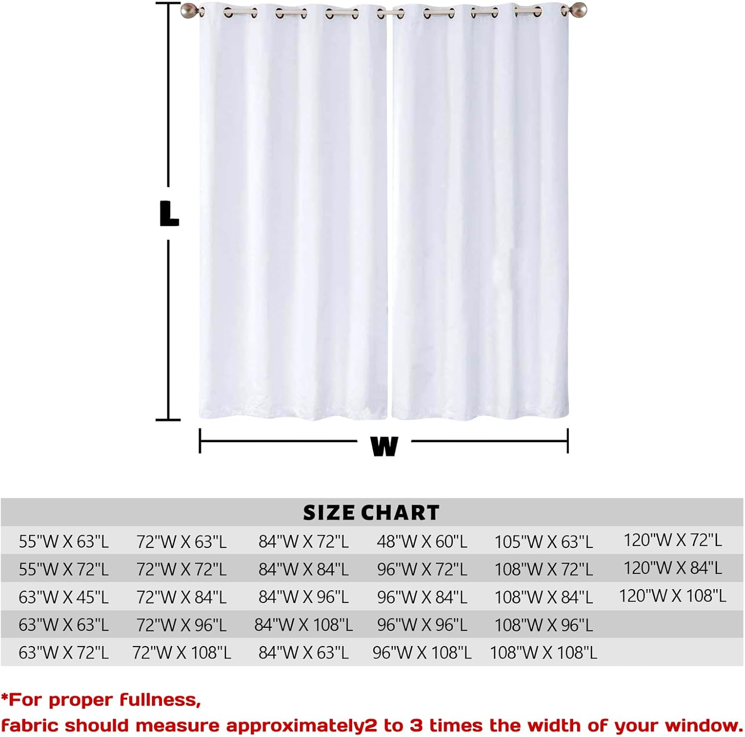 Custom Blackout Curtains with Grommet - Personalized Window Panels