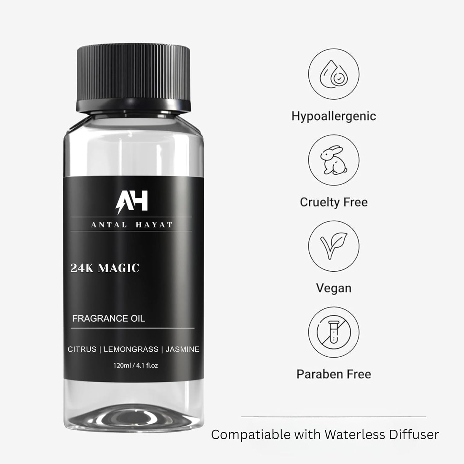 24K Magic Diffuser Oil 120mL Hotel Inspired Luxury Scent