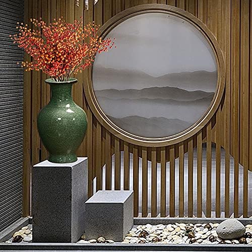 Chinese Ceramic Ice Crack Glaze Vase Vintage Decor