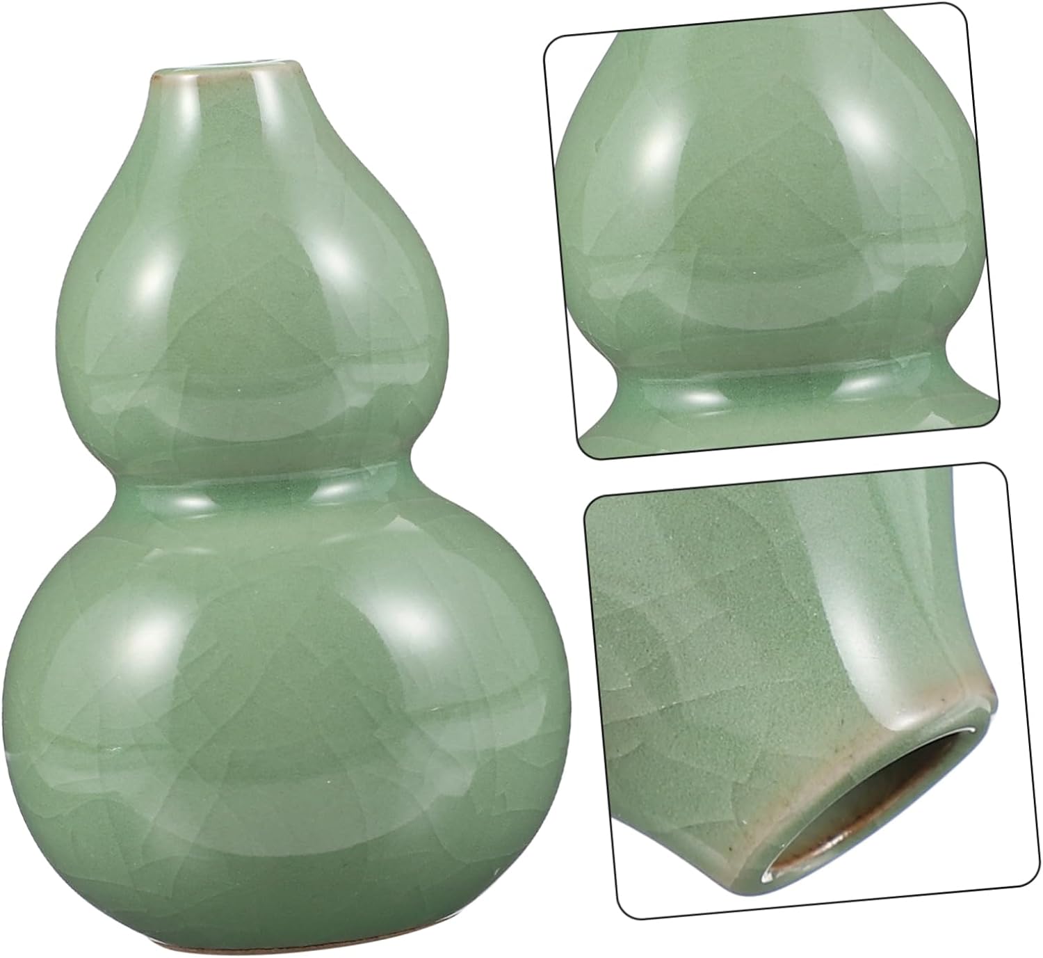 STOBAZA Ceramic Hydroponic Vase for Home Office Decor