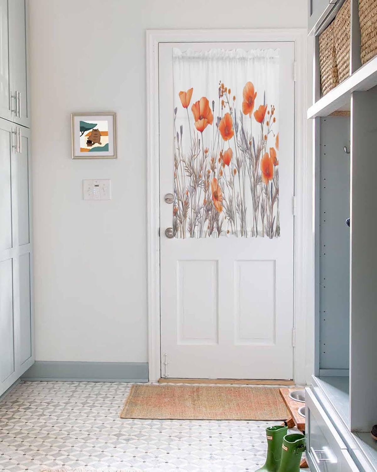 Door Curtains with Tiebacks for French Doors