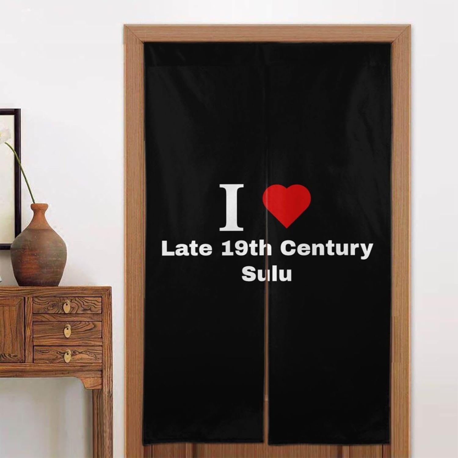I Love Late 19th Century Sulu Blackout Curtains for Doorways