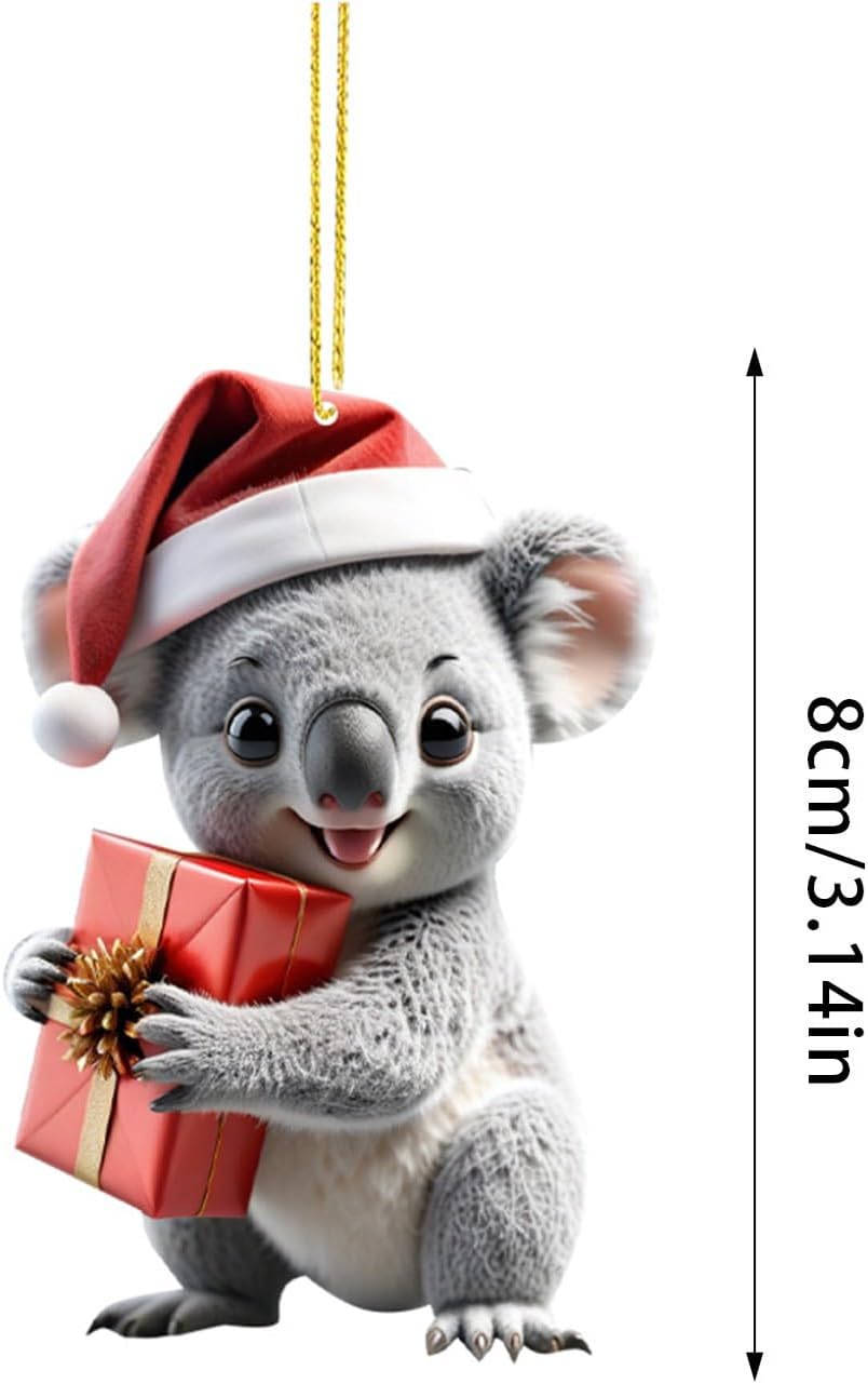 2024 Christmas Tree Hanging Ornament Neutral Decor