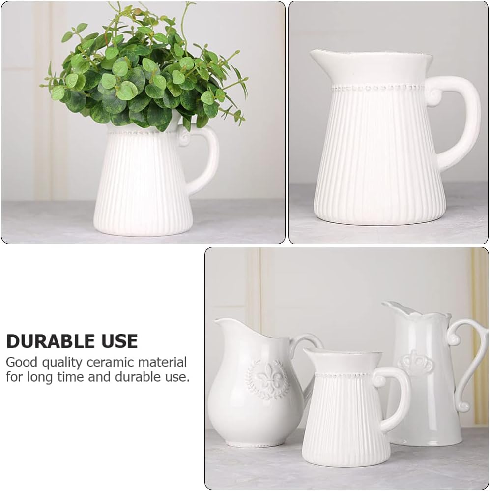 KESYOO Ceramic Vase With Simple Design For Home Office Kitchen Decor