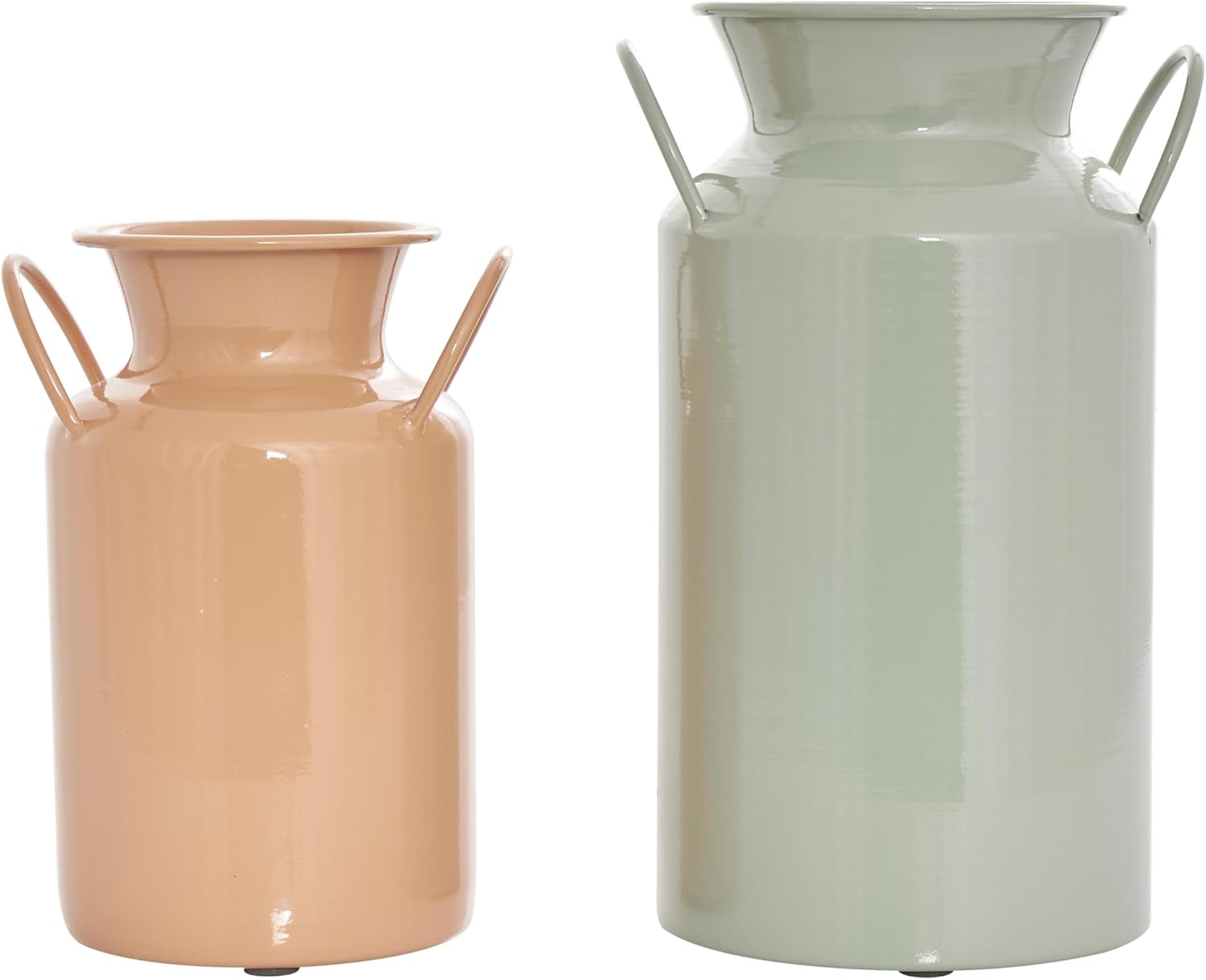 Deco 79 Multi Colored Metal Vase Set of 2