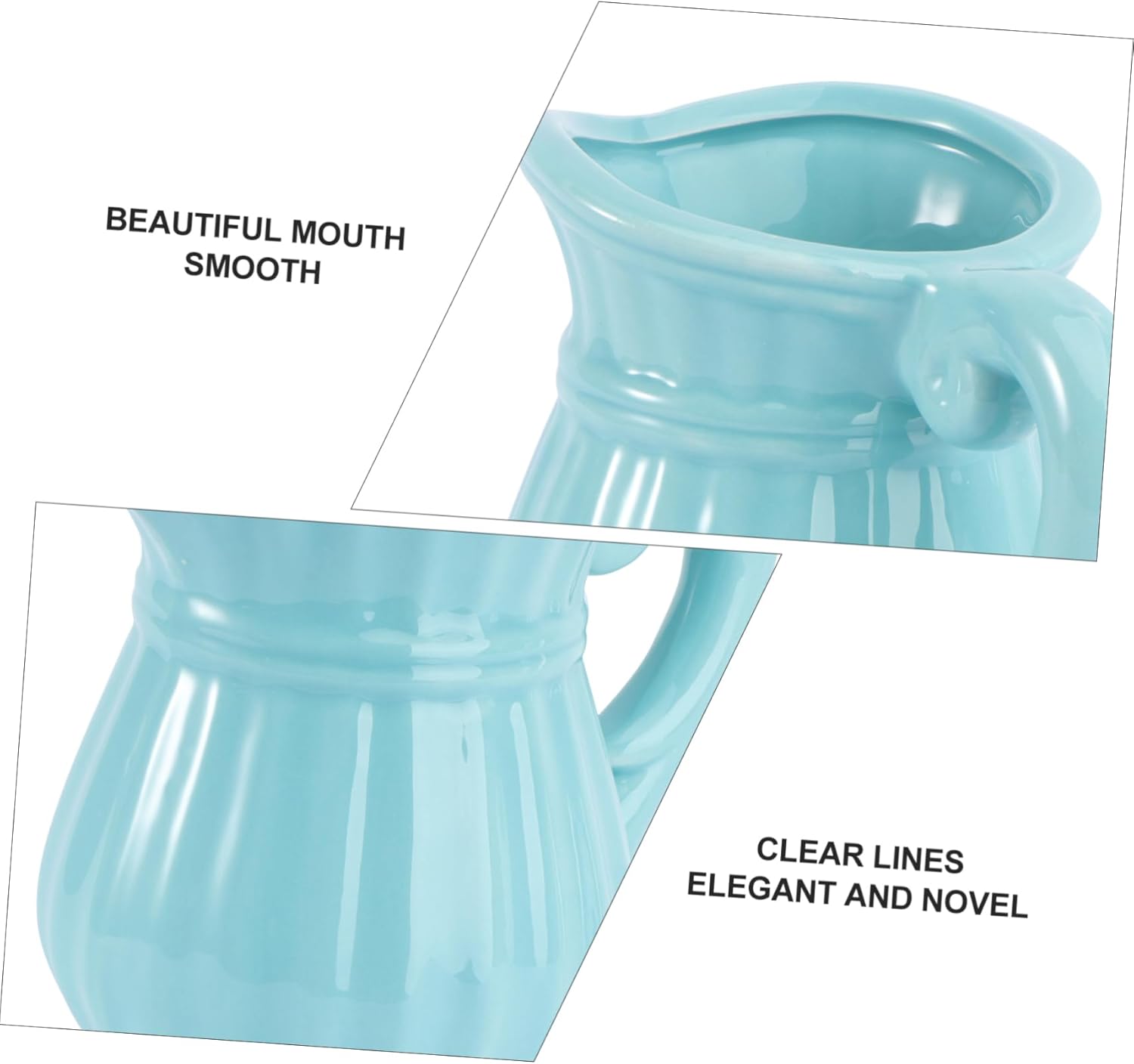 VOSAREA Vintage Ceramic Blue Vase Home Decor Gift 1