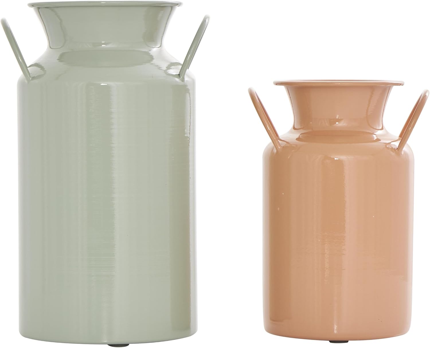 Deco 79 Multi Colored Metal Vase Set of 2