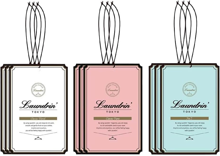 Laundrin Paper Fragrance Variety 9pk - Classic Fiore Classic Floral No7