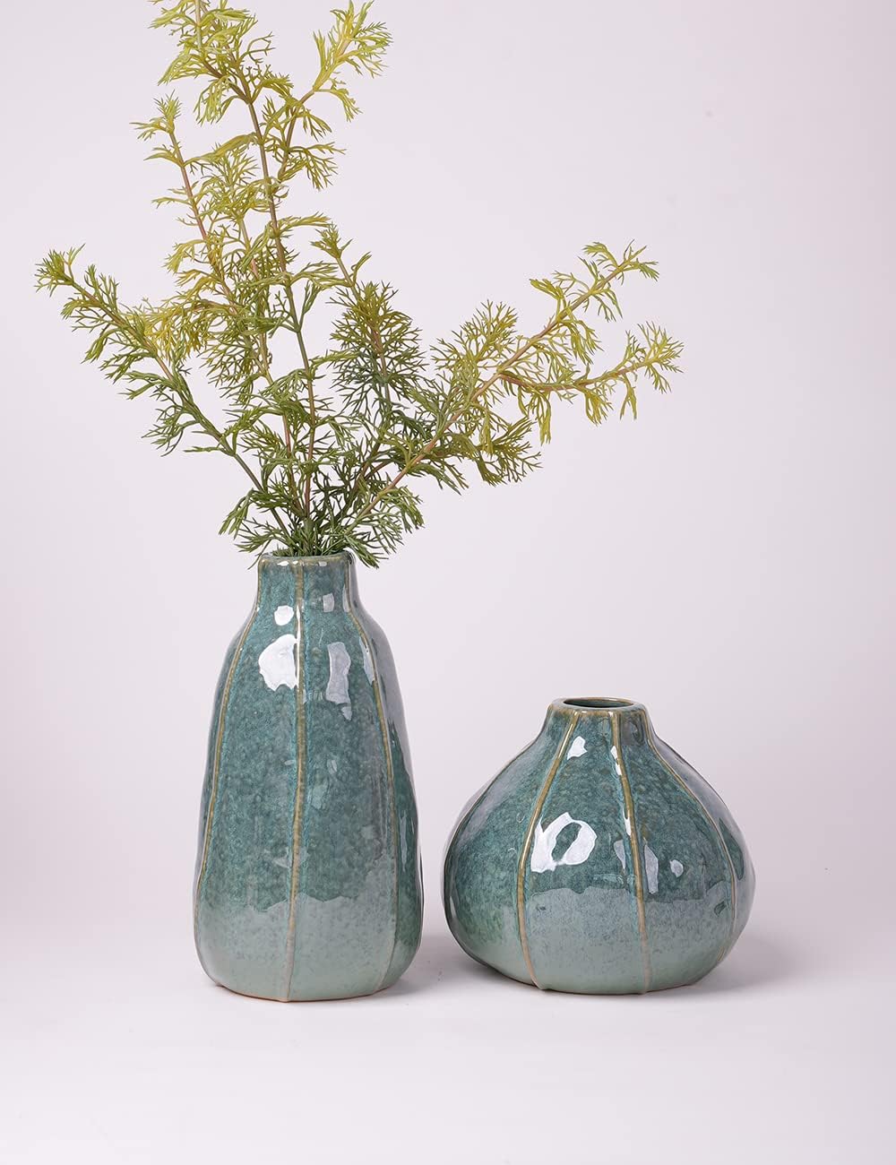 HAUCOZE Ceramic Decorative Vase 83 Inch Modern Sculpture