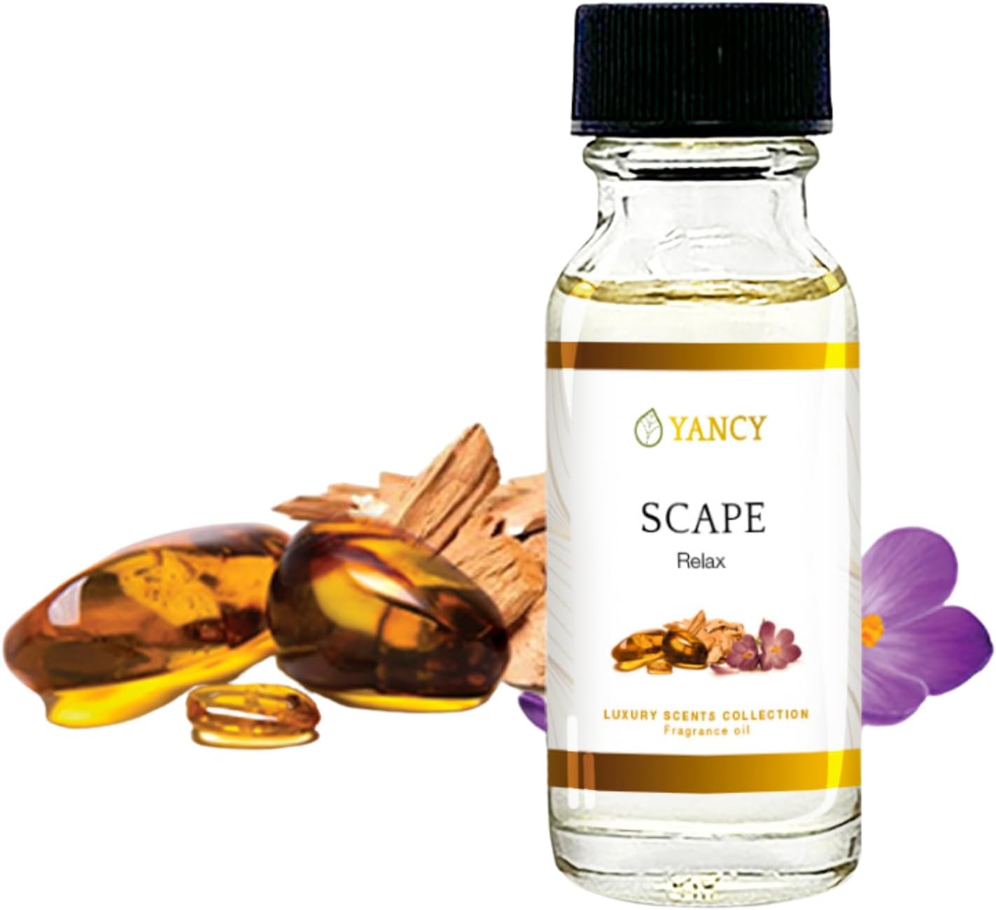 Yancy Scape Luxury Fragrance Oil 1 2 Oz Sandalwood Amber