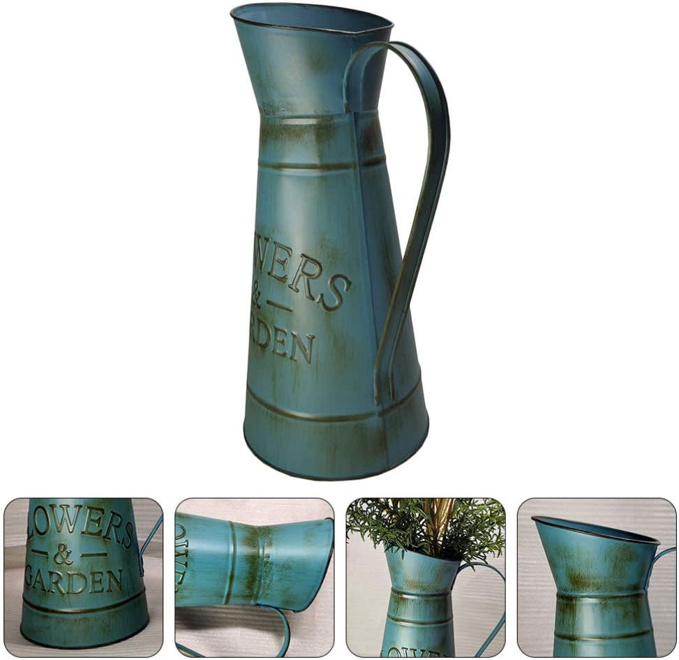 DOITOOL Retro Kettle Flower Vase for Home Decor