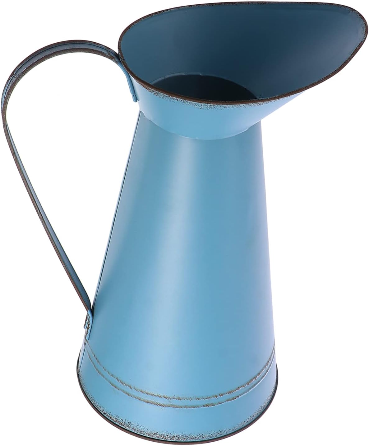 STOBAZA Multifunctional Blue Iron Bucket Vase