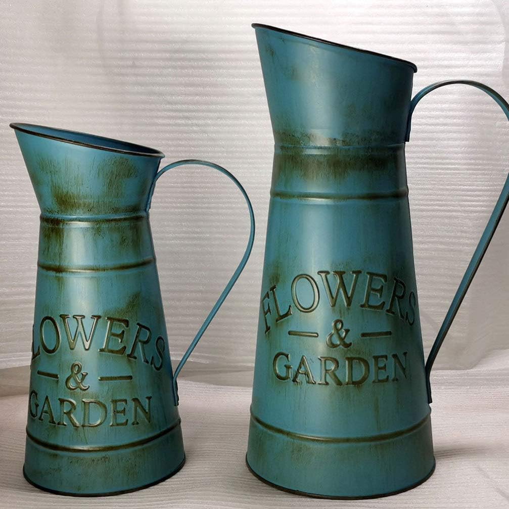 DOITOOL Retro Kettle Flower Vase for Home Decor